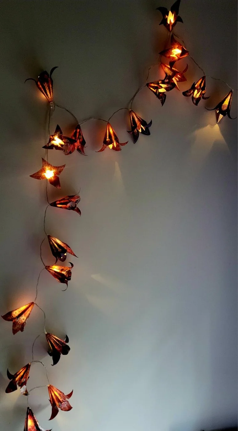 Guirlande lumineuse en origami Jardin nocturne — vue 3